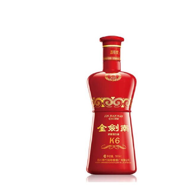金剑南K6 浓香型白酒500ml 京东配送