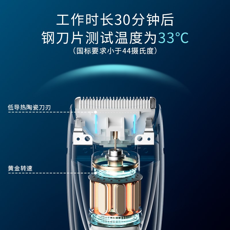 Enssu/樱舒3代升级婴儿理发器自动吸发儿童电推低噪宝宝理发器-图1