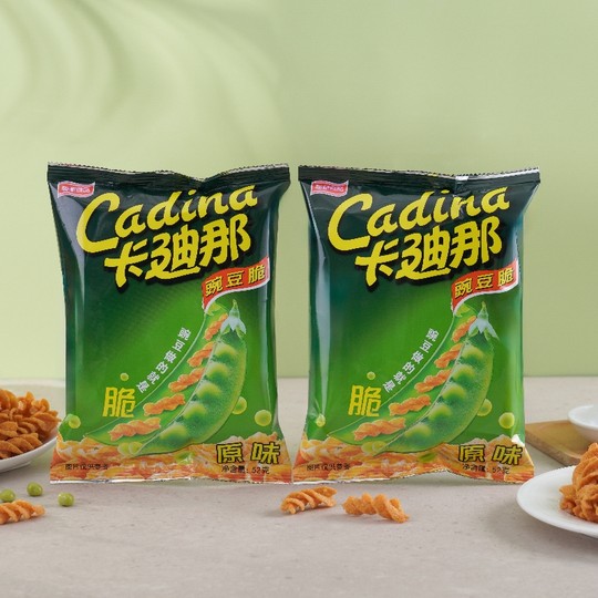 Cadina/卡迪那经典原味豌豆脆童年回味膨化零食小吃