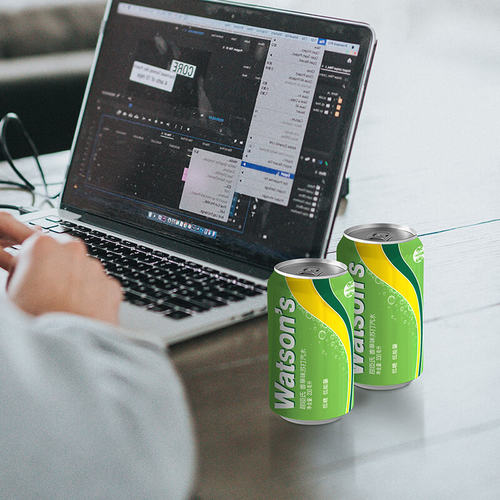 屈臣氏香草味苏打水低糖饮料汽水气泡水碳酸饮料整箱调饮聚会调酒 - 图1