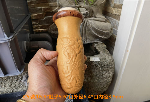 蝈蝈葫芦鸡心蜘蛛肚鸡粑粑棒子保定墩夹扁烙画纸模鸣虫虫具老叫罐 - 图2