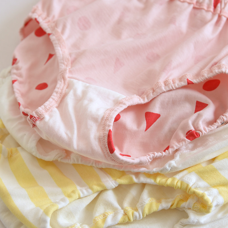 三条装儿童纯棉内裤针织纯棉透气女童春夏小清新甜美印花全棉宝宝,淘宝优惠券,粉丝福利购,淘宝优惠卷