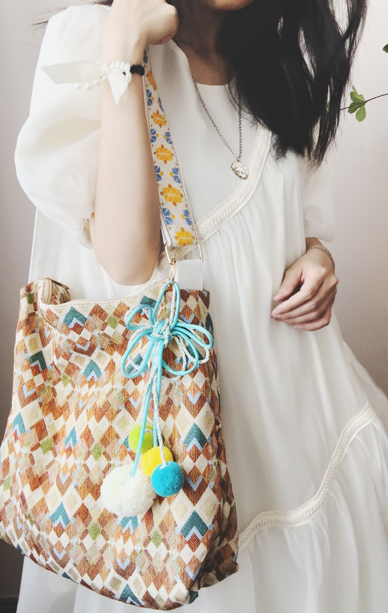 清新国风小众文艺日韩少女休闲帆布斜挎包单肩包托特包大容量旅行,淘宝优惠券,粉丝福利购,淘宝优惠卷