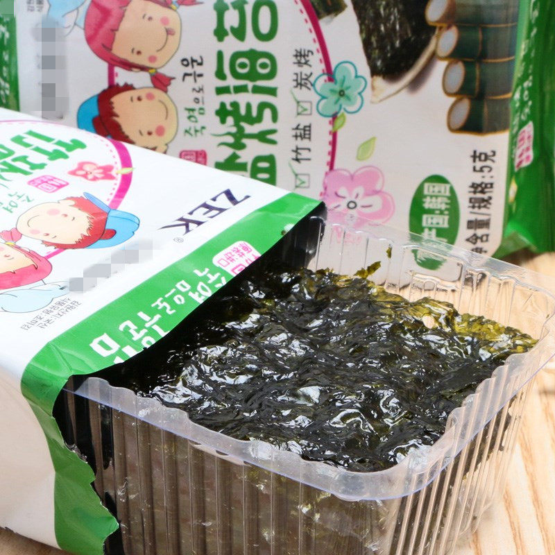 韩国进口zek x12包宝宝拌饭海苔 韩进食品海苔系列