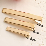 Импортная заколка для волос с бантиком, аксессуар, набор материалов ручной работы, увеличенная толщина, квадратная голова, крокодил, поделки ручной работы