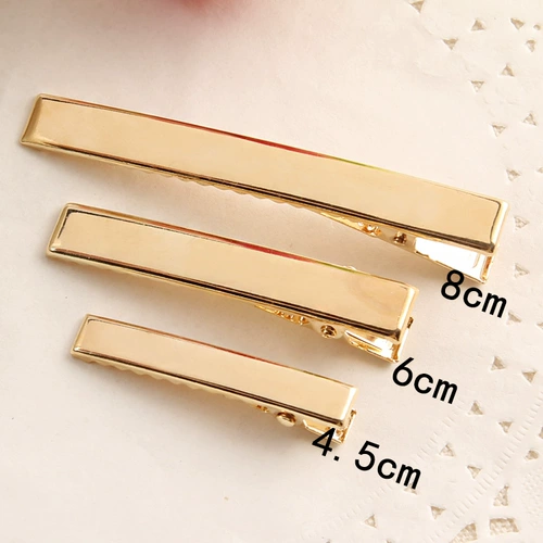 Импортная заколка для волос с бантиком, аксессуар, набор материалов ручной работы, увеличенная толщина, квадратная голова, крокодил, поделки ручной работы