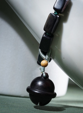 紫光檀黑檀方糖珠方块珠手链男女