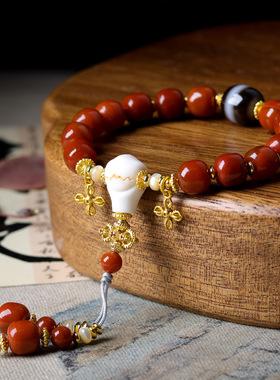 2025冬季上新桶珠手链原创文玩鹿