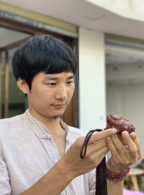 【直播专拍】小罗精品珊瑚玉 吊坠手镯手把件摆件发财 菊花玉