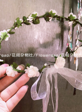 茉莉花环学校演出合唱儿童发饰