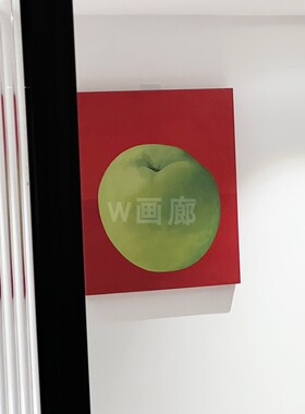波普艺术chic风格撞色水果红色苹果柠檬小众软装设计工作室装饰画