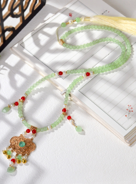 新中式古风璎珞项链马面裙配饰