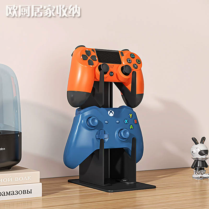 金属游戏手柄支架xbox/ps5/ps4桌面游戏控制器通用托架展示底座 - 图1