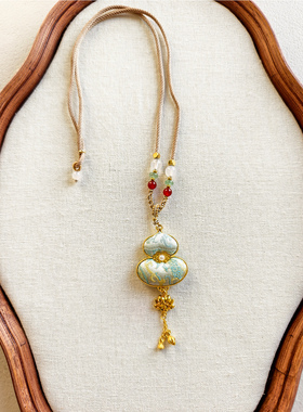 菲伊唐中式国风葫芦吊坠挂件项链