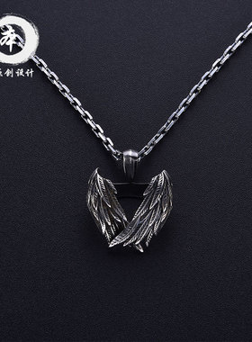 本造物原创手工银悦刻保护套银饰