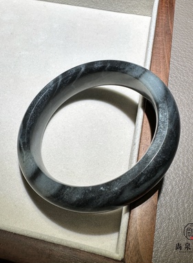 新疆和田玉籽料青花手镯58.5圈