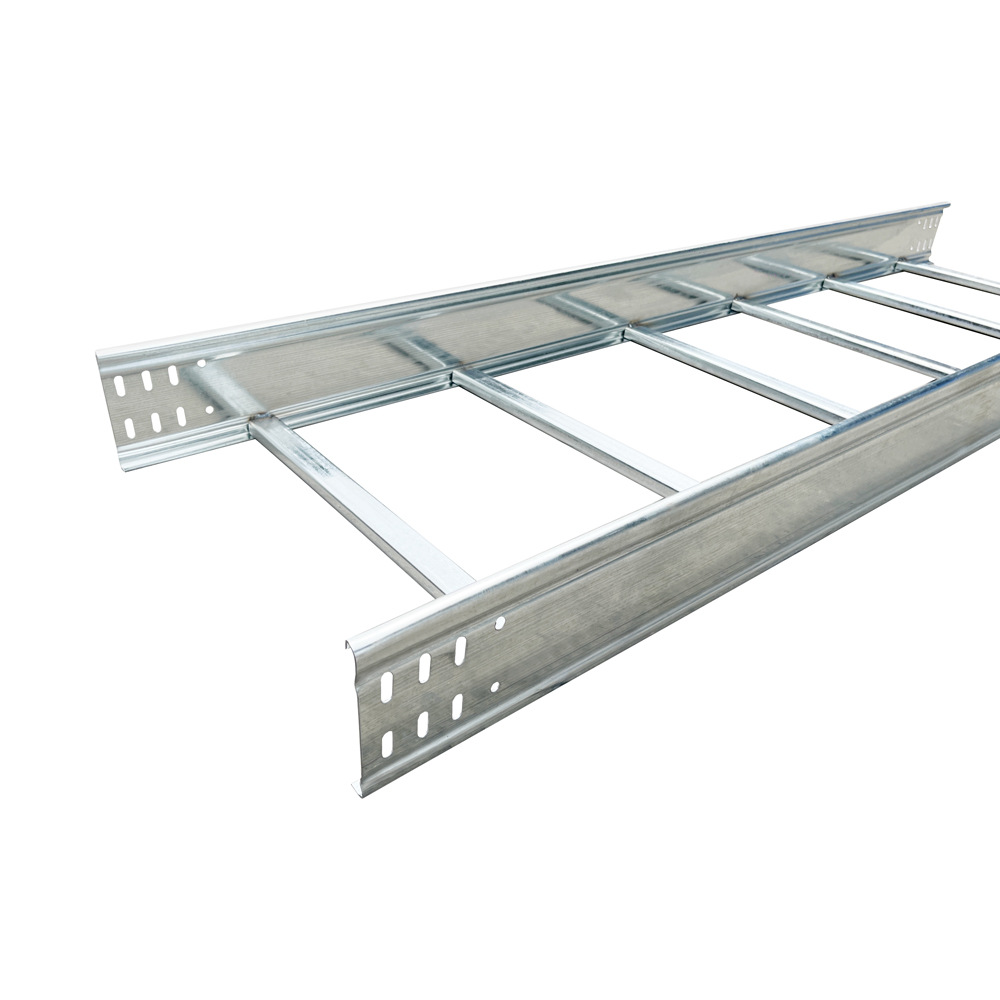 大跨距镀锌梯式电缆桥架梯形桥架加强型桥架可喷塑防火等各种颜色