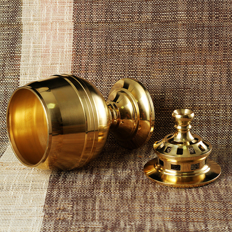 高24cm 铜香炉灯 家用供佛装饰铜香炉铜灯 藏传藏式用品摆件风灯,淘宝优惠券,粉丝福利购,淘宝优惠卷