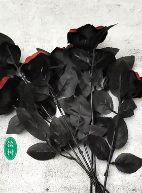 绢花萝莉风玫瑰暗黑系
