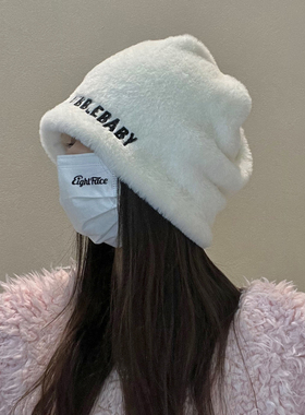 套头帽休闲出游优雅气质女秋冬季