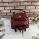 First layer cowhide small fragrant diamond chain backpack