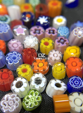 日本进口彩色颗粒DIY千花珐琅