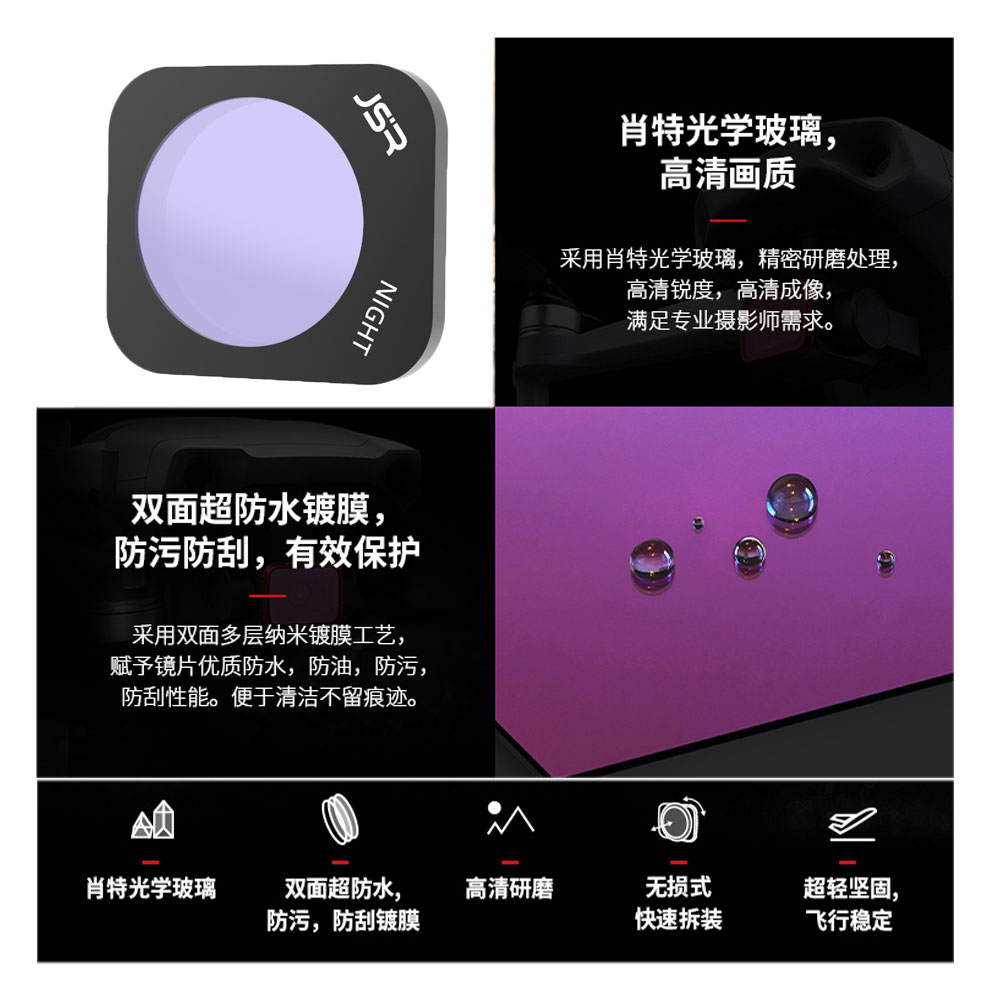 哈博森ZINO MINI PRO 滤镜ND减光UV保护CPL偏振抗光害星光镜头 - 图1