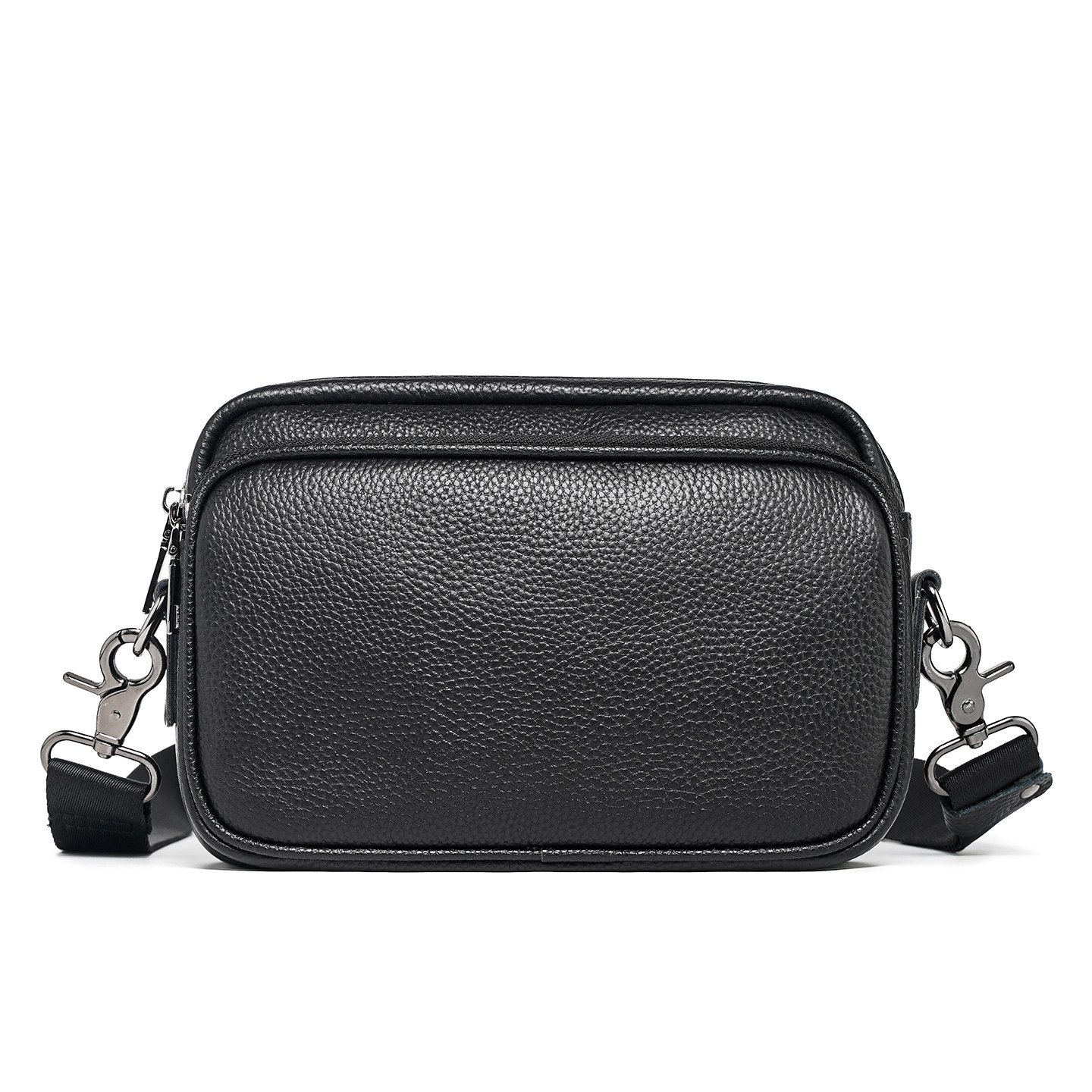 轻奢高定男包头层牛皮男士横款小方包 简约百搭真皮手机包斜挎包,淘宝优惠券,粉丝福利购,淘宝优惠卷