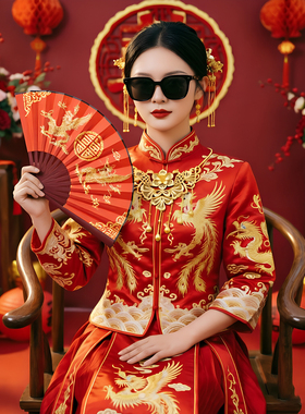 妙曦沙金婚嫁项链女新娘结婚三金