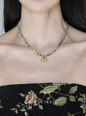 WAYOFMOON夏洛假日串珠项链