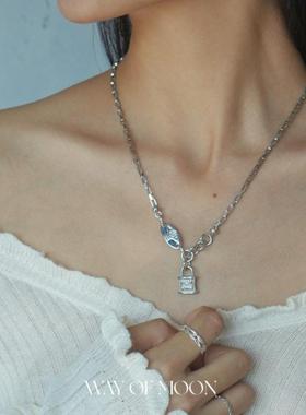 赵露思明星同款土星项链