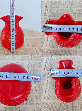 新年客厅摆件电视柜装饰品黄金麦穗冬青发财果花瓶插花干花福袋瓶