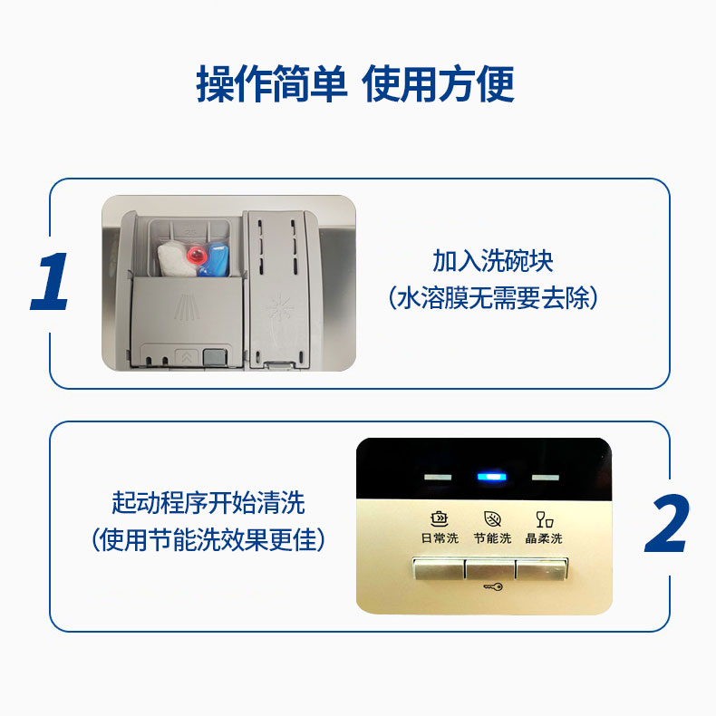 德国进口FINISH亮碗碟quantum新版多效合一洗碗机专用洗碗块140片-图0