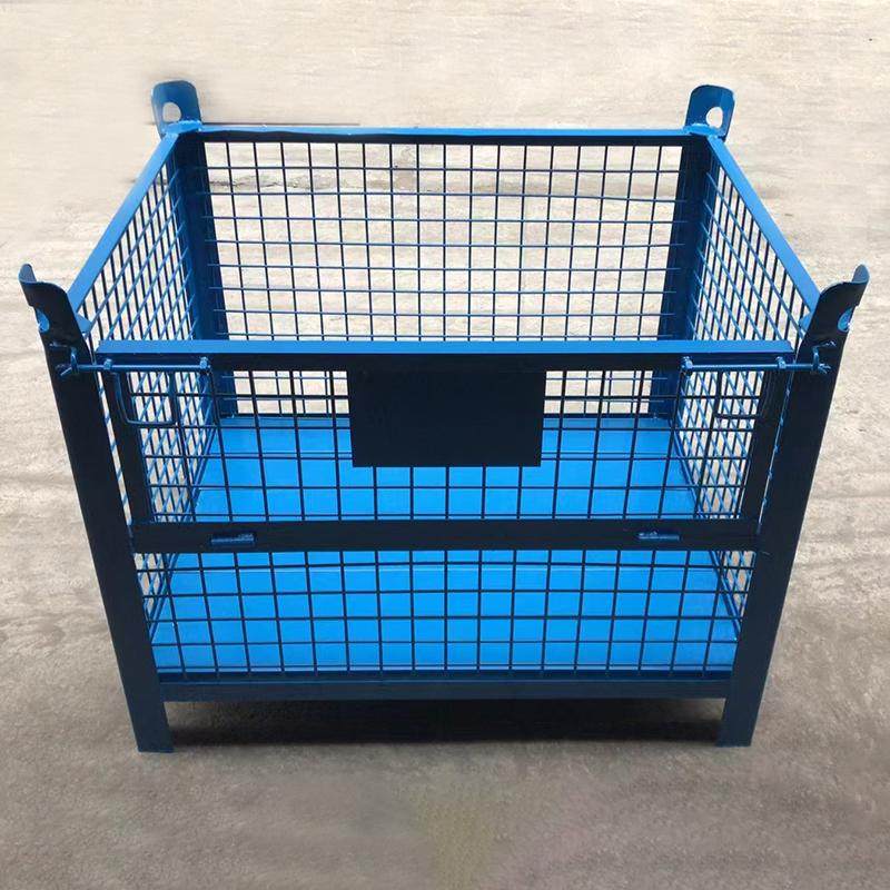 大铁框重型铁板箱周转箱毛坯箱金属仓储笼铁皮屑堆垛箱网格框铁笼,淘宝优惠券,粉丝福利购,淘宝优惠卷