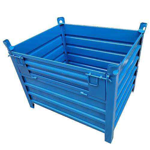 金属周转箱重型铁板箱铁箱车间铁屑箱物料箱铁框仓储笼铁皮零件框 - 图3