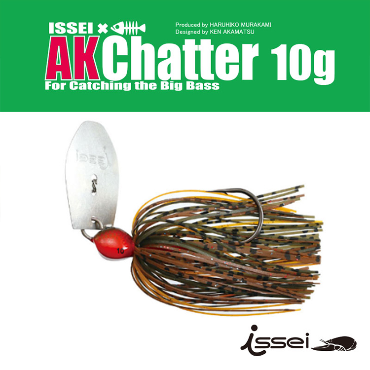 日本issei一诚 AK Chatterbait 8g10g挡水板JIG路亚反应饵胡须佬 - 图0