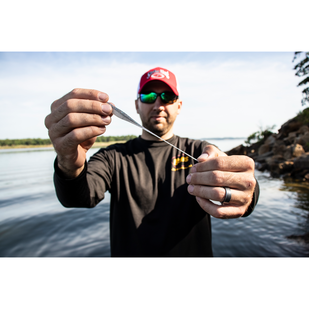 美国Strike King BABY ZTOO软体抽停倒吊浮水叉尾鱼路亚软饵黑坑 - 图2