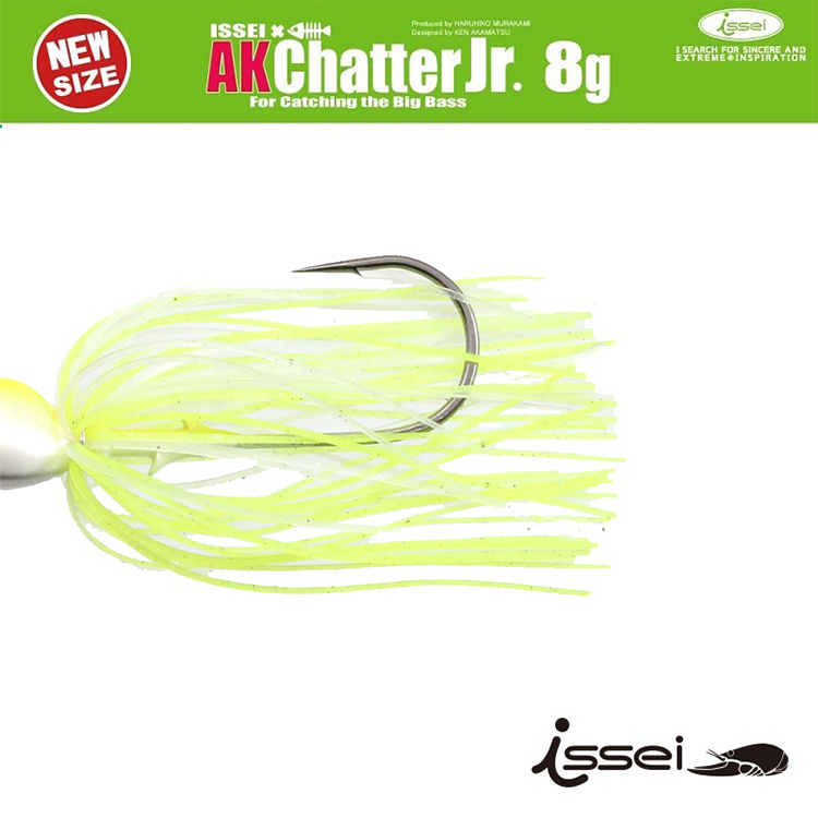 日本issei一诚 AK Chatterbait 8g10g挡水板JIG路亚反应饵胡须佬 - 图1