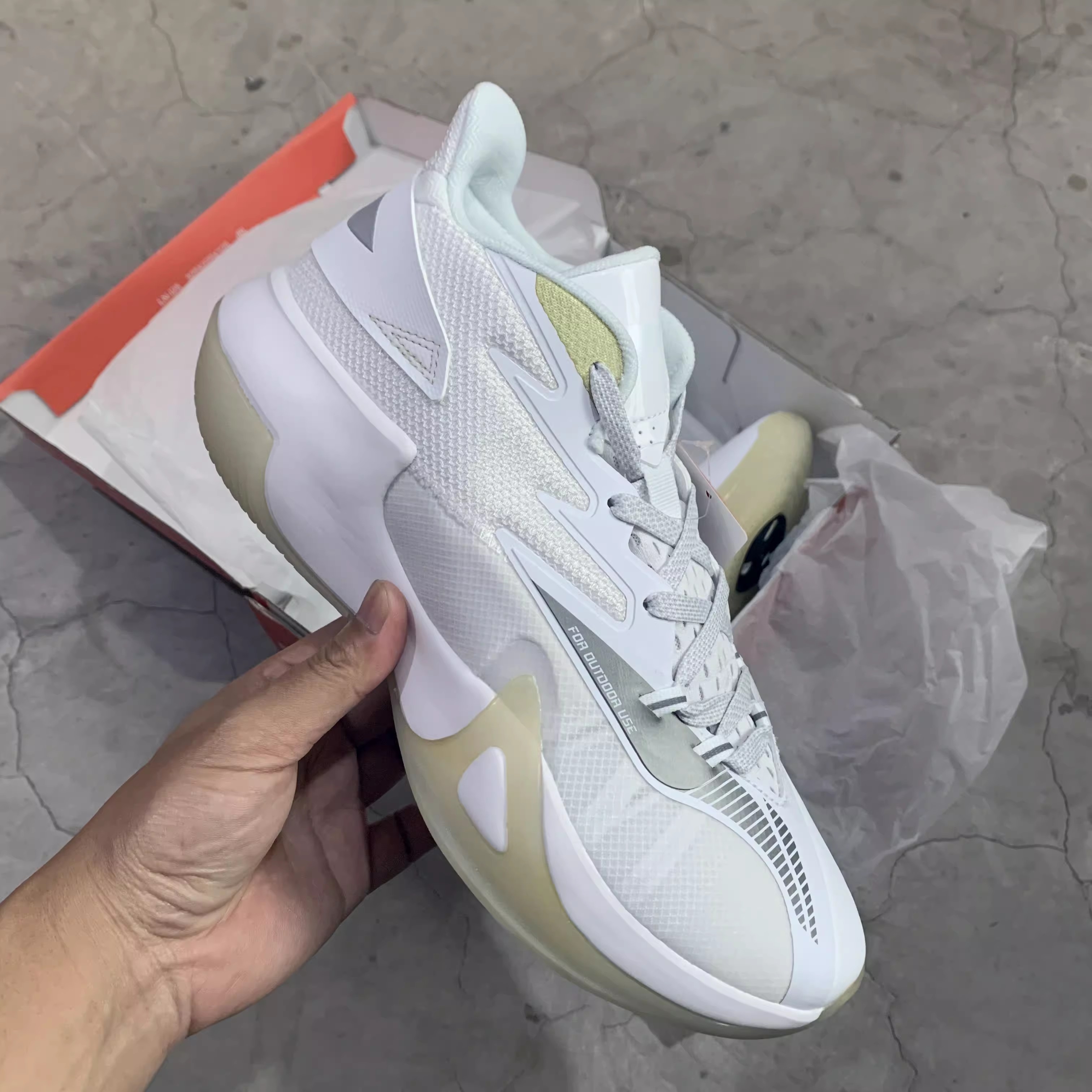 李宁疾风系列男鞋耐磨防滑减震回弹实战鞋专业比赛篮球鞋ABPR061 - 图2