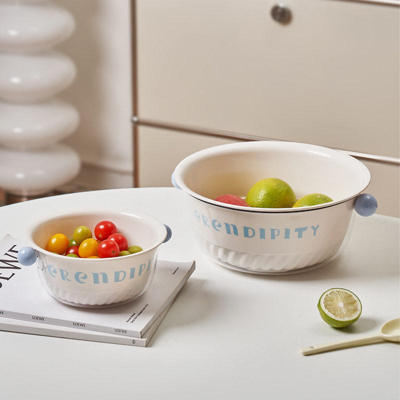 洗菜盆沥水篮家用厨房双层洗水果篮子淘菜盆精致多巴胺小水果盘,淘宝优惠券,粉丝福利购,淘宝优惠卷