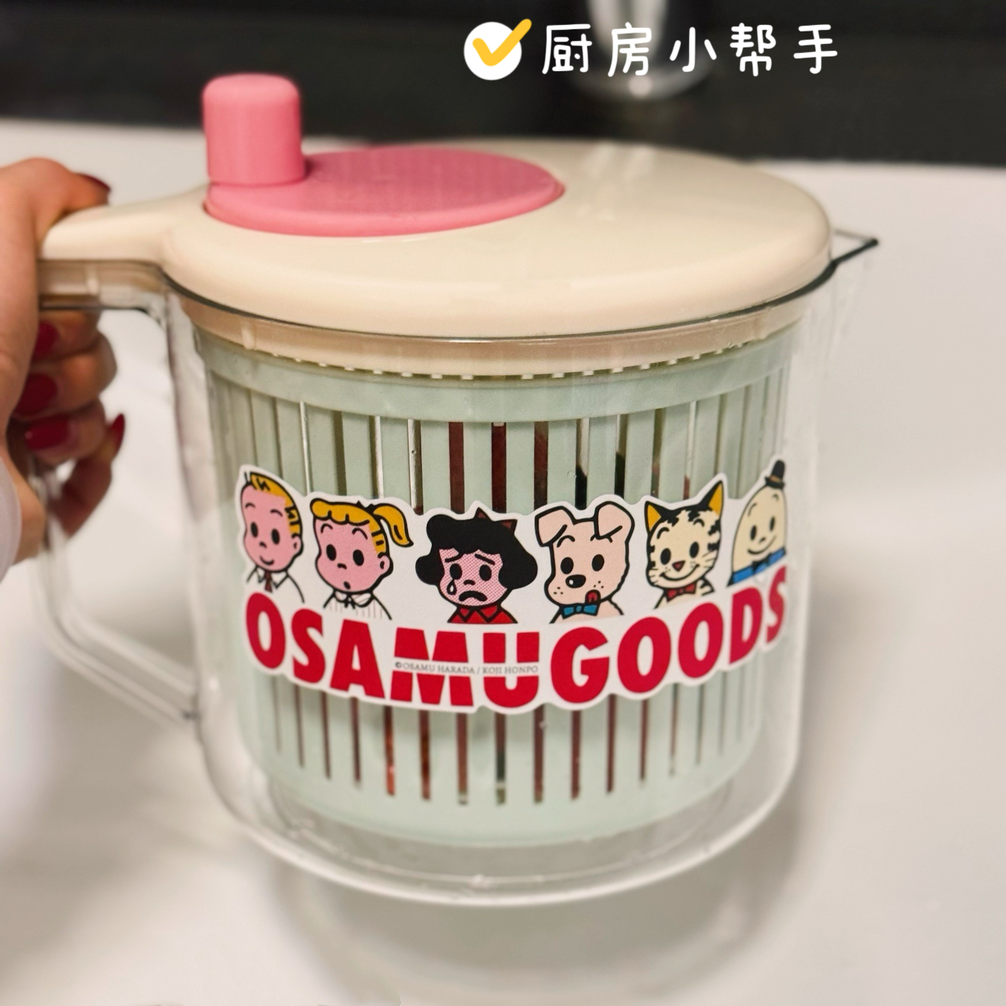 蔬菜脱水器沙拉手动甩干机备菜神器洗菜盆沥水篮厨房家居好物新款,淘宝优惠券,粉丝福利购,淘宝优惠卷