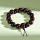 15mm imitation small leaf rosewood column bracelet, prayer beads bracelet, rosary wood bracelet wholesale