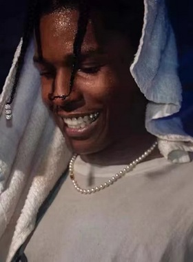 ASAPROCKY同款复古小众锁骨链