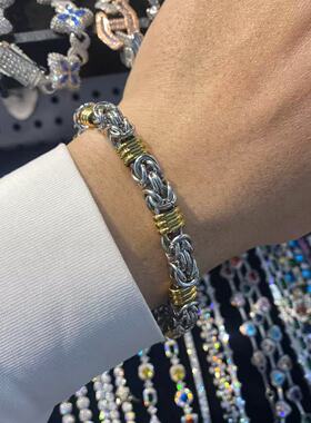 王嘉尔同款手工编织圈圈链不掉色