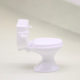 Bjd rag doll house accessories scene furniture model decoration shooting props mini simulation flap toilet with small toilet