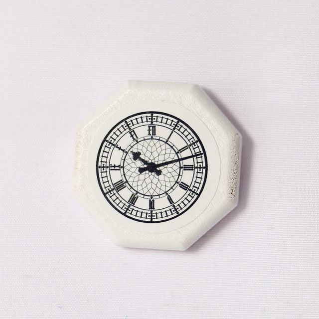Doll House Clock Wall Clock Miniature Model Small Accessories Living Room Decoration Simulation Mini Household Products Diy Scene
