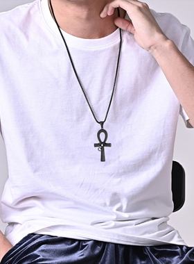 古埃及荷鲁斯之眼安卡十字架项链