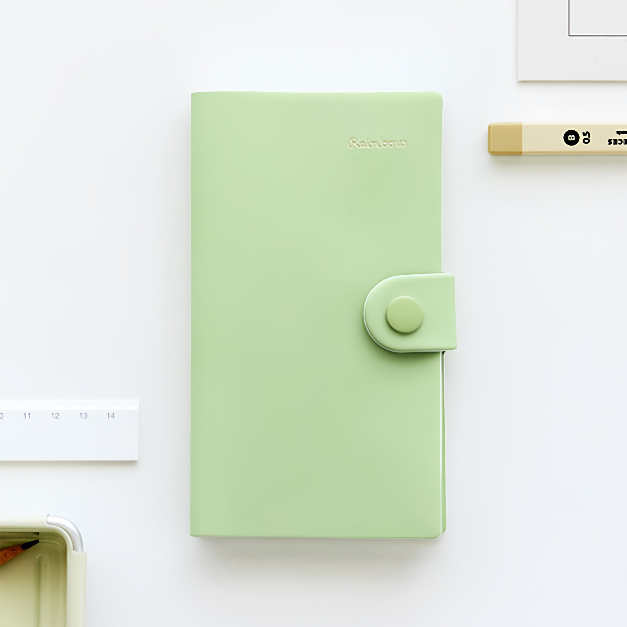 韩国Livework彩虹皮面手账日记本2026年周计划八分格日程记事本子,淘宝优惠券,粉丝福利购,淘宝优惠卷