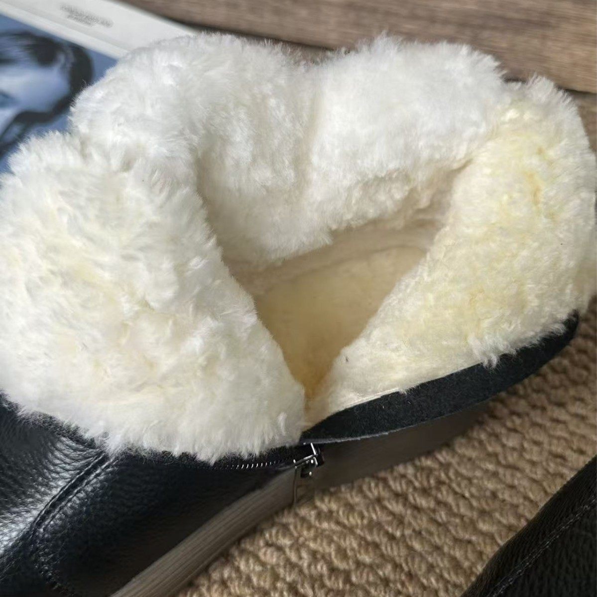 25年冬季上新羊毛雪地靴真皮休闲侧拉链棉靴女妈妈鞋加绒保暖棉靴,淘宝优惠券,粉丝福利购,淘宝优惠卷