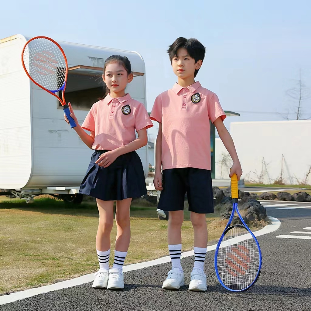 小学生校服夏装运动服班服幼儿园园服夏季运动套装短袖儿童表演服